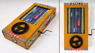 DIY Cardboard Race Track | Homemade Car Racing Game - Easy to Build!