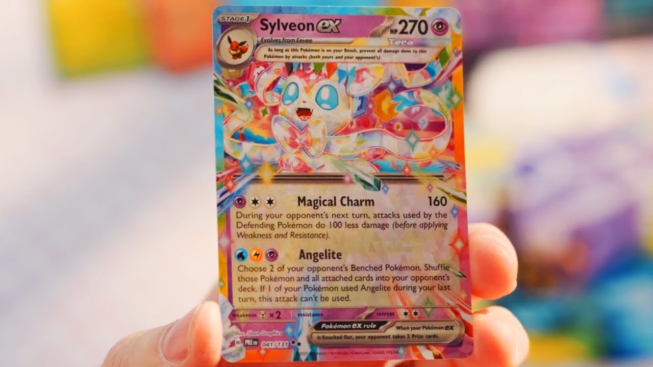 Trying to pull rare cards from Prismatic Evolutions