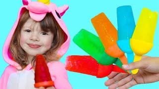 Color Song | Nursery Rhymes with ice cream fruit | Education video for kids