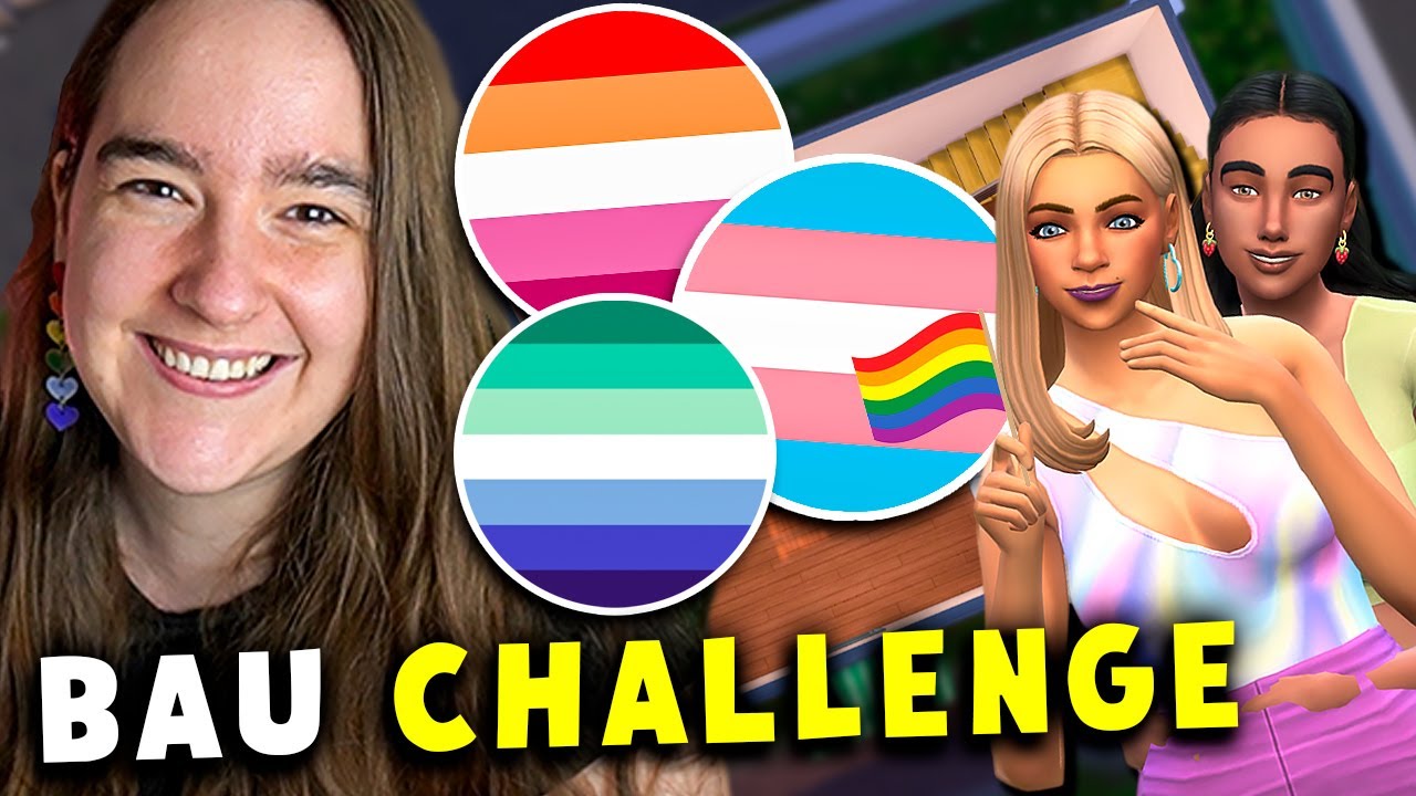 Ich richte ein Haus ein, ABER jeder Raum ist eine andere PRIDE FLAGGE! 😍🌈 Die Sims 4 Bau Challenge