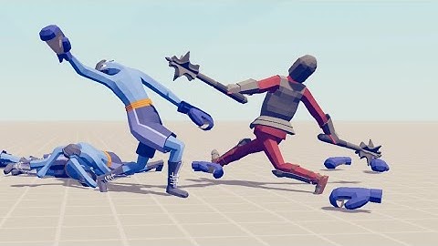 BOXER UNITS vs MACE SPINNER | TABS Totally Accurate Battle Simulator