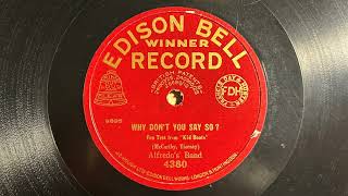 Why Dont You Say So? - Alfredos Band