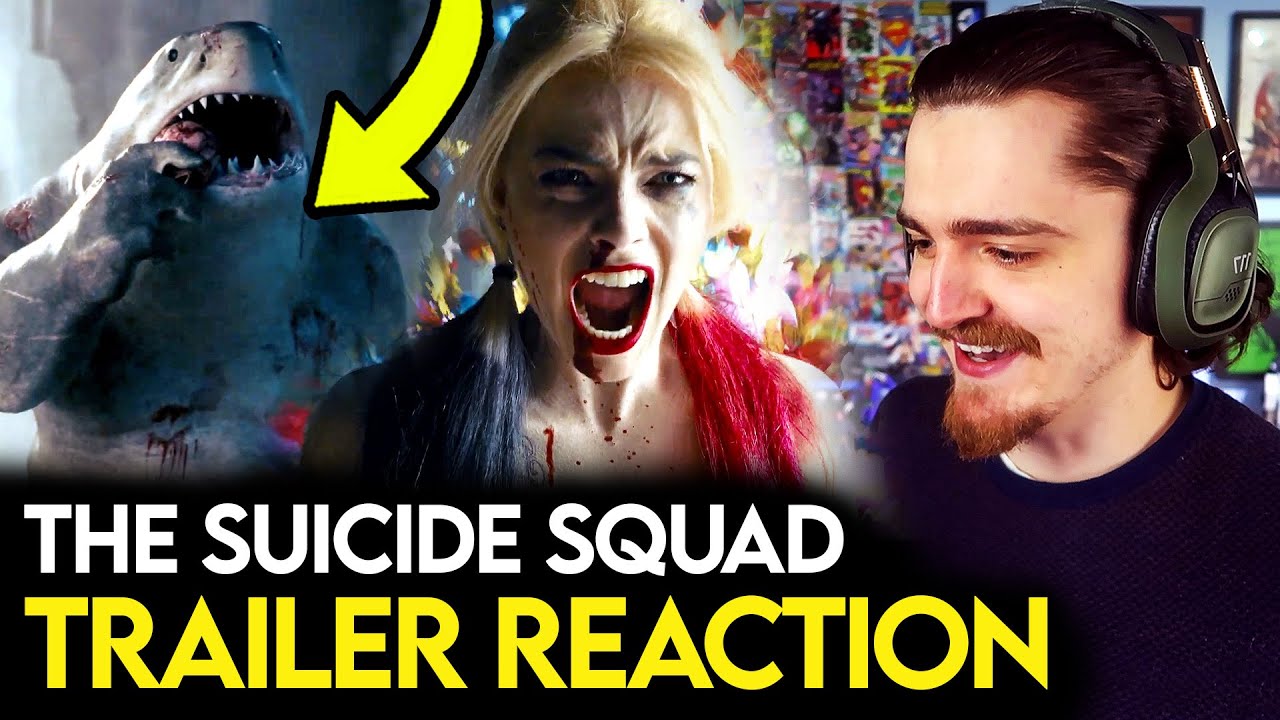 The Suicide Squad Official Trailer REACTION - YouTube