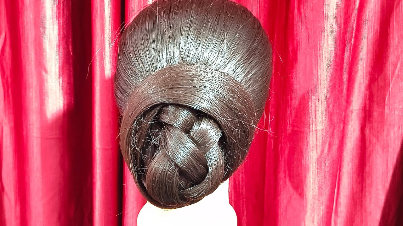 Quick Easy Updo Hairstyles With lockpin For Wedding _ Easy Hairstyles For Girls For Long Hair#beauty