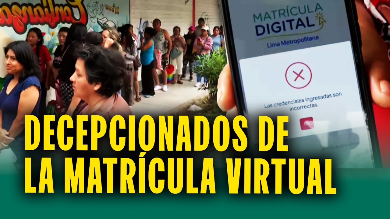 Padres temen no poder matricular a sus hijos: Reportan este problema en matrícula virtual