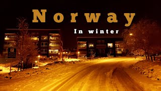 walking around Norway?? village 4K