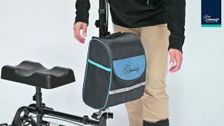 Podpórka Knee-Walker Z Podparciem Na Kolano Aluminium 4-Wheeled Rollator With Knee Support