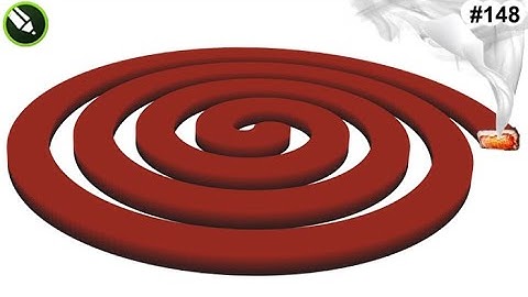 How to make 3d coil design by using spiral tool in coreldraw || mosquito coil kaise banaen