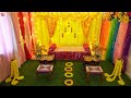 Haldi Ceremony Decoration - Indian Wedding Party #diy #love #cute