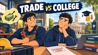 You Pick a Trade, Your Brother Picks College The Debt vs  Wages Reality