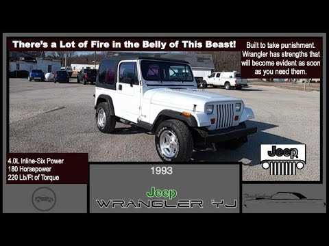 1993 Jeep Wrangler YJ | Full In Depth Review | The CJ Replacement - YouTube