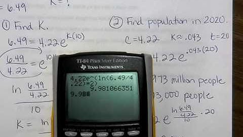 3.5 Exponential and Logarithmic Models