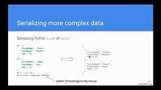 CS3B, Week 8, JSON, serializing/deserializing supported Python builtin types