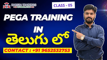 PEGA Class 05 | Harsha inspires Students | PEGA Training in Telugu | Must Watch till End