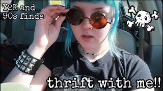 THRIFT WITH ME | 90s and y2k alternative finds