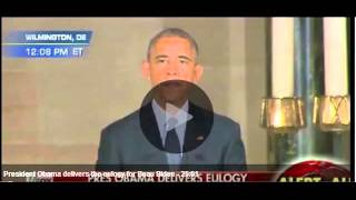 President Obama delivers eulogy at Beau Biden's funeral