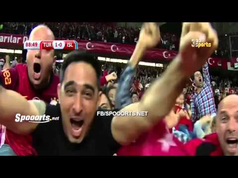 Türkiye 1 - 0 İzlanda - Selçuk İnan'ın Golü (ARAP SPİKER)