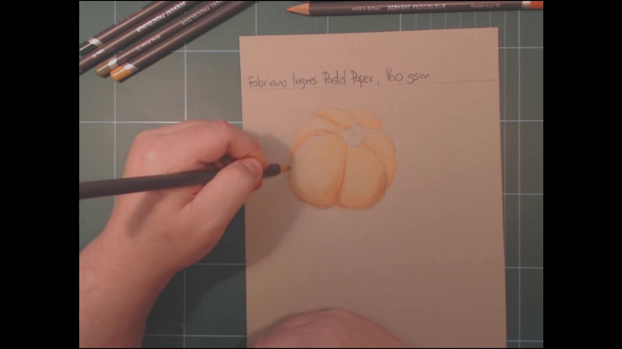 Testing Fabriano Ingres Pastel Paper, part 1