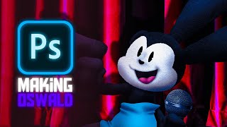 Making Oswald from a Friday Night Funkin' Mod in Photoshop | Speed Edit | Vs. Oswald