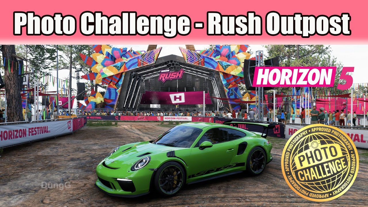 Forza Horizon 5 Photo Challenge Track Toys at the Horizon Rush