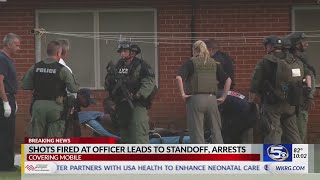 Barricaded suspect in custody after shootout with MPD officers