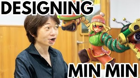 Sakurai when designing Min Min in Smash Ultimate
