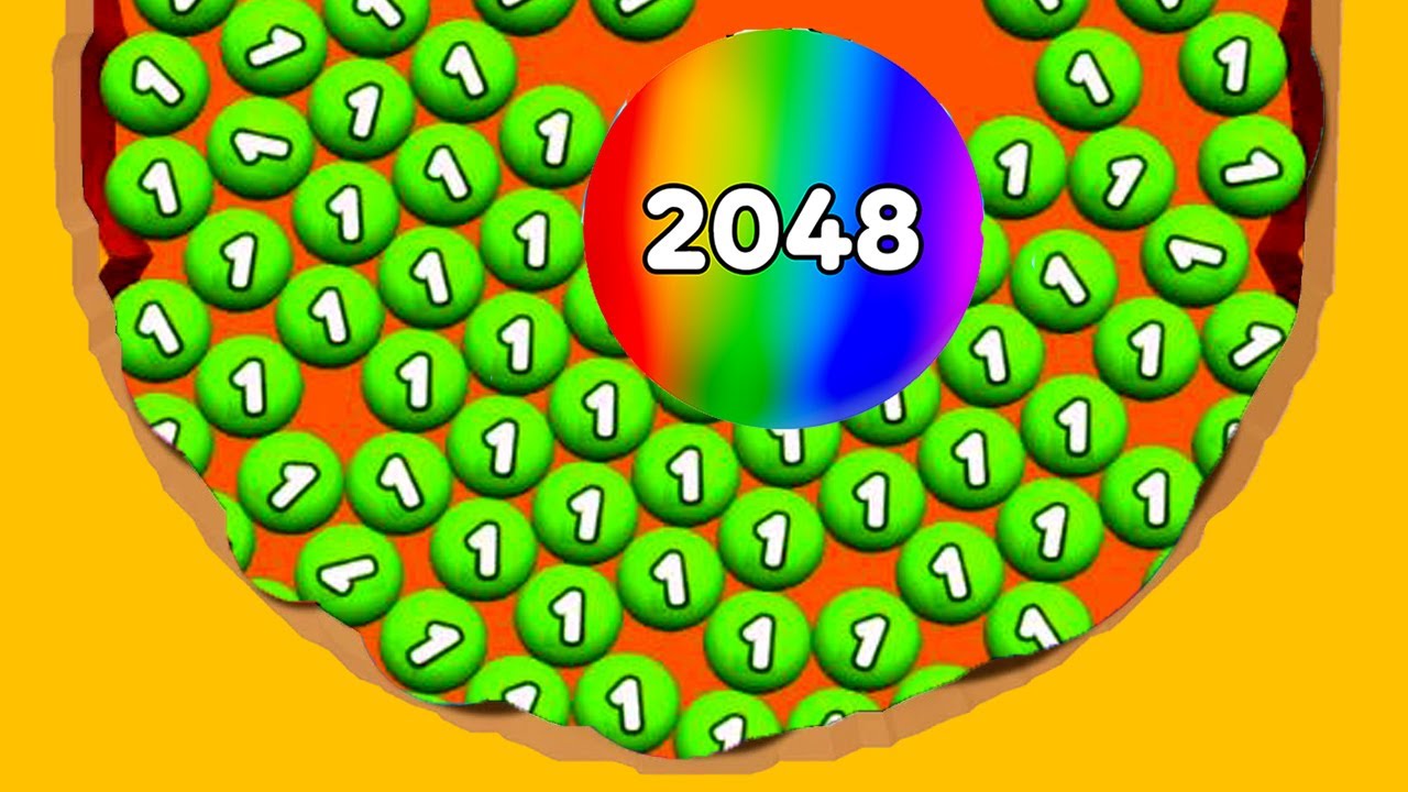DIGS & BALLS - 2048 Sand Balls (Dig 2048 Games) Asmr Satisfying Math Games Mobile