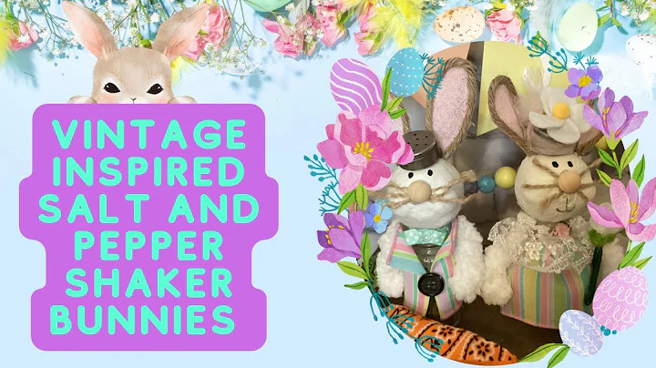 Create Adorable Bunny Decorations with Paper Clay | Easter Craft Tutorial