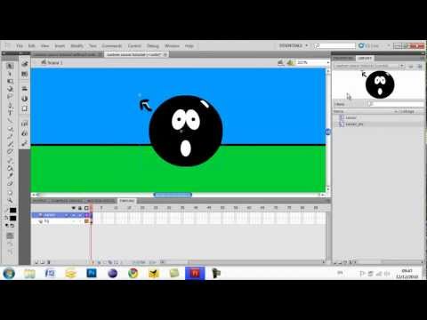 Adobe Flash Tutorial: How to Make A Custom Cursor.