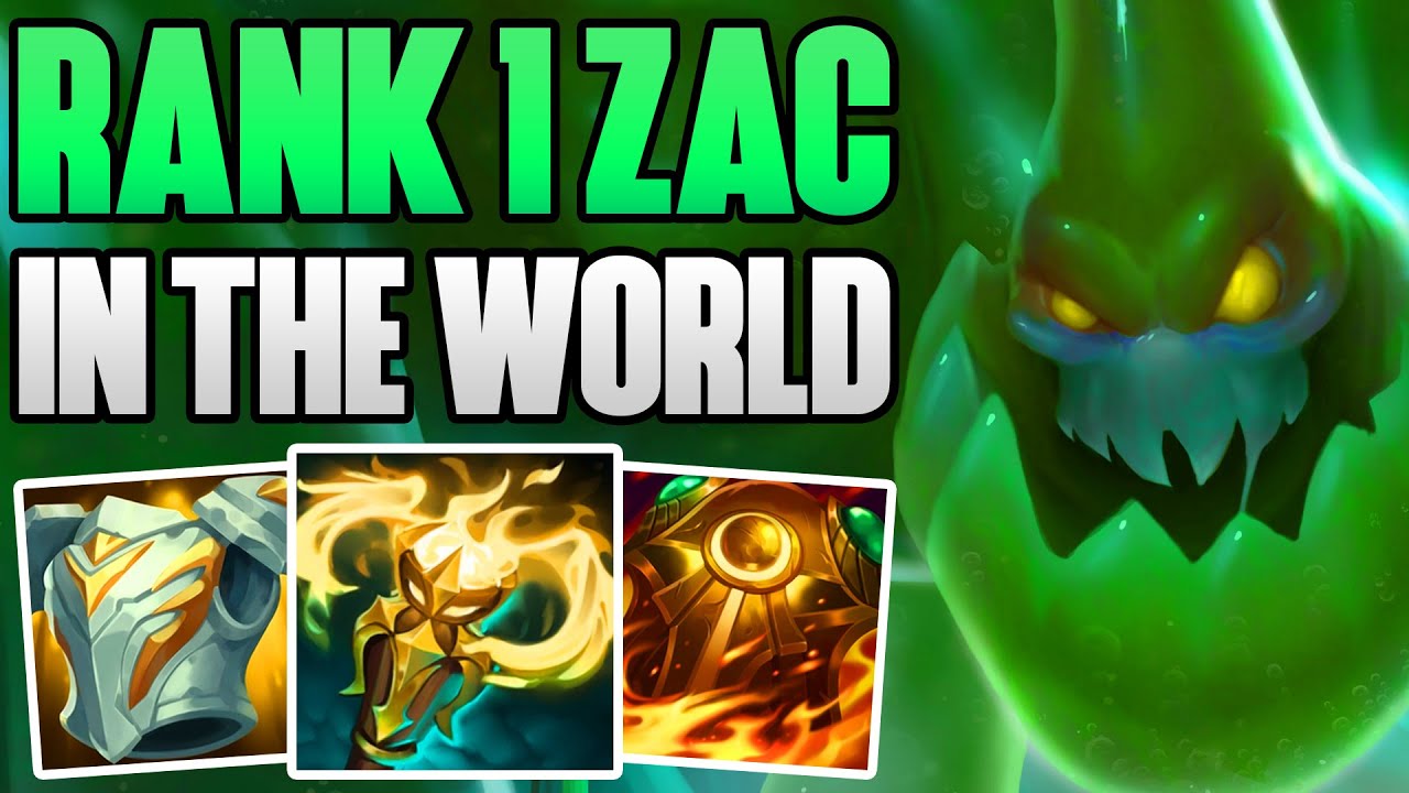 BEST ZAC IN THE WORLD DOMINATES CHALLENGER! | CHALLENGER ZAC JUNGLE ...