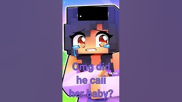 Thumbnail of oh my god did he call her baby..?/ PLOT TWIST/ft. @Aphmau / credits: aphmaueditfanpage/ on TikTok!
