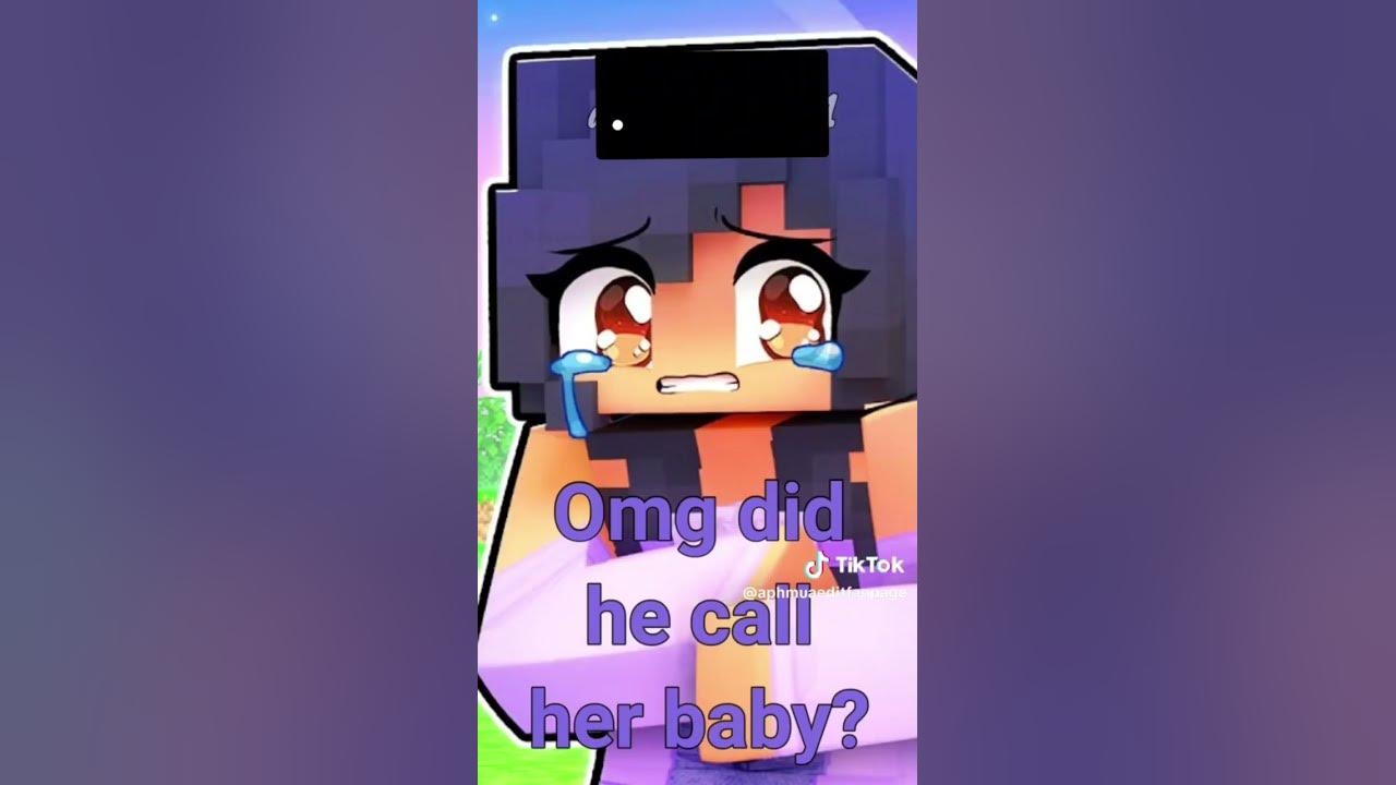oh my god did he call her baby..?/ PLOT TWIST/ft. @Aphmau / credits: aphmaueditfanpage/ on TikTok!
