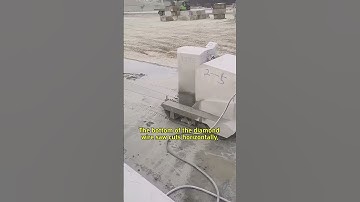 How is granite mined? #sawblade #stonemachine