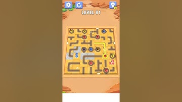 Water Connect Puzzle game New Update (#Level 81) - TOP GAMES FOR YOU! #shorts