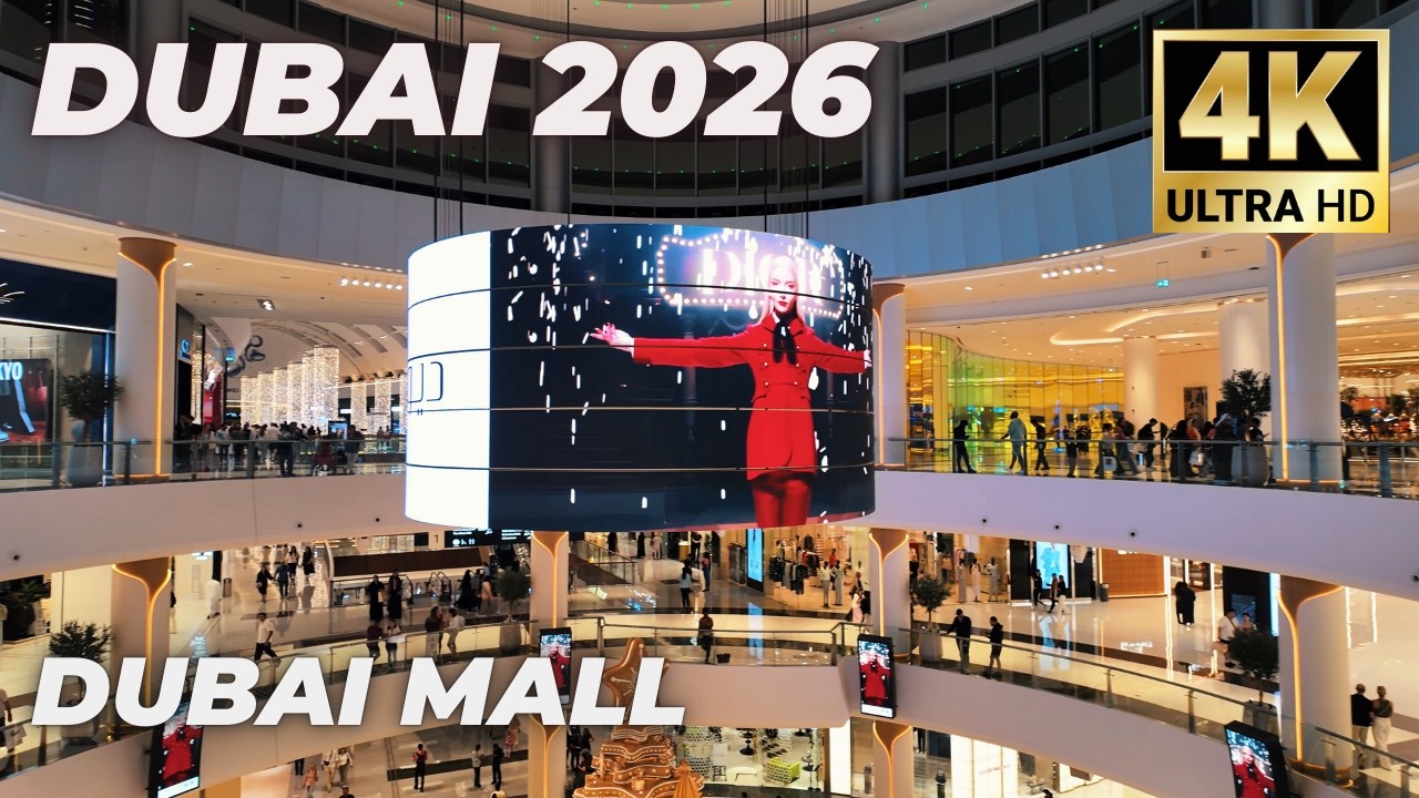 Dubai [4K] Dubai Mall Walking Tour – Exclusive Hidden Corners 2026 🇦🇪