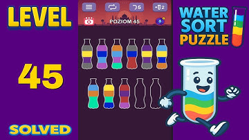 Water Sort Puzzle – Level 45 | Fast & Clean Solution