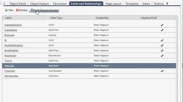 Create a Field Dependency