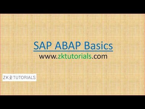 ভিডিও: SAP ABAP এ SQL কি?