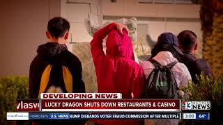 Lucky Dragon closing casino, restaurants