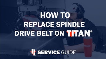 How To Replace Spindle Drive Belt | CNC Router Service