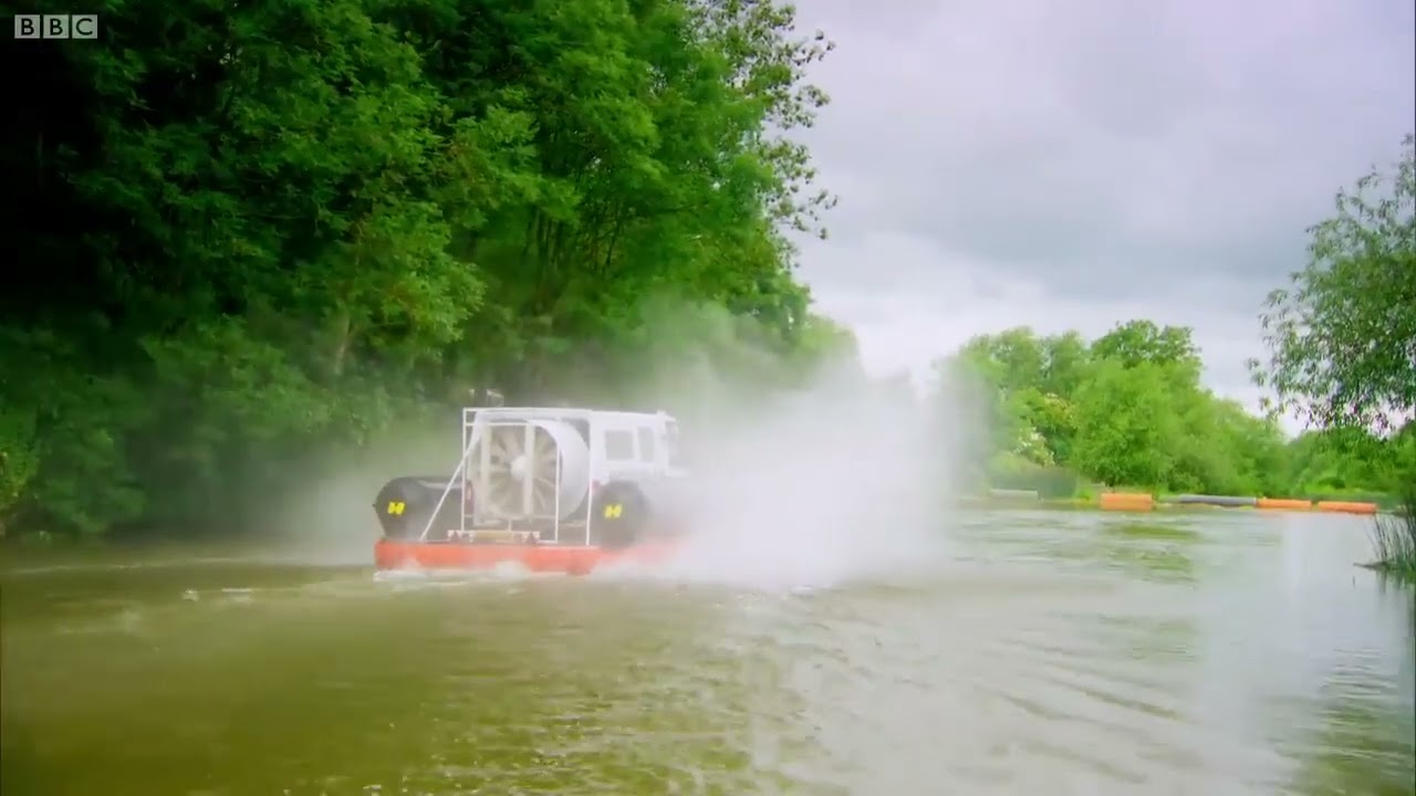 HoverVan Attacked by Shark -  Top Gear Series 20