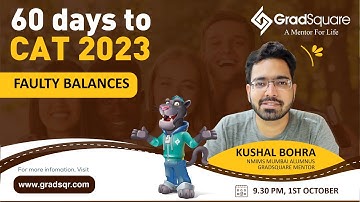 Faulty Balances | 60 Days to CAT 2023 | FREE CAT 2023 Revision Classes | Kushal Bohra