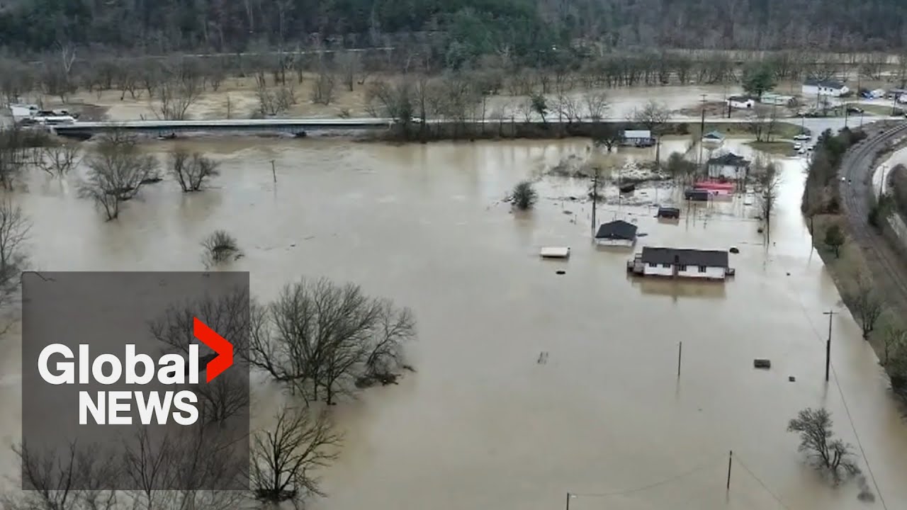 Kentucky floods: State brought to a standstill after month's worth of rain falls in under 24 hours