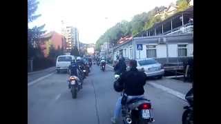 Moto skup - defile ulicama Uzica 2015.