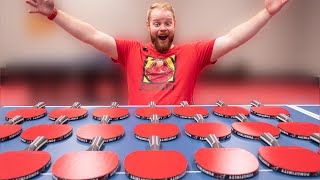 We made our own table tennis racket! [Pongfinity Sensei]