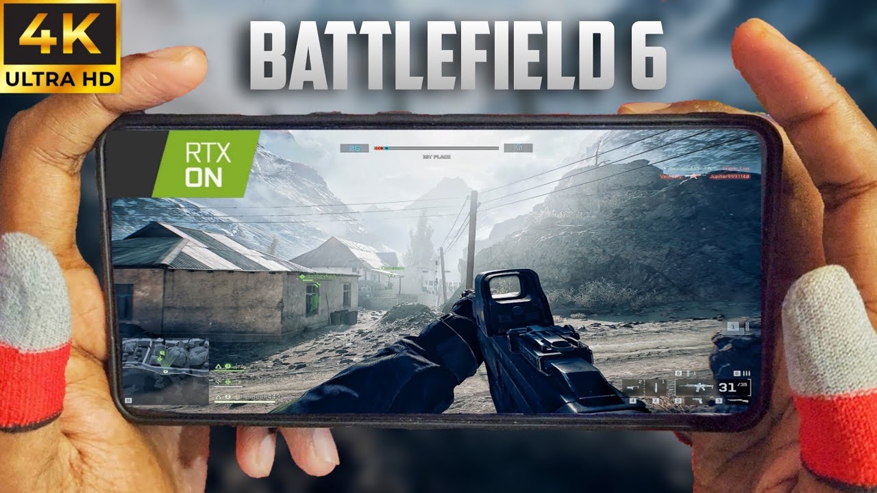Playing BATTLEFIELD 6 On Mobile With HANDCAM 120FPS Gameplay