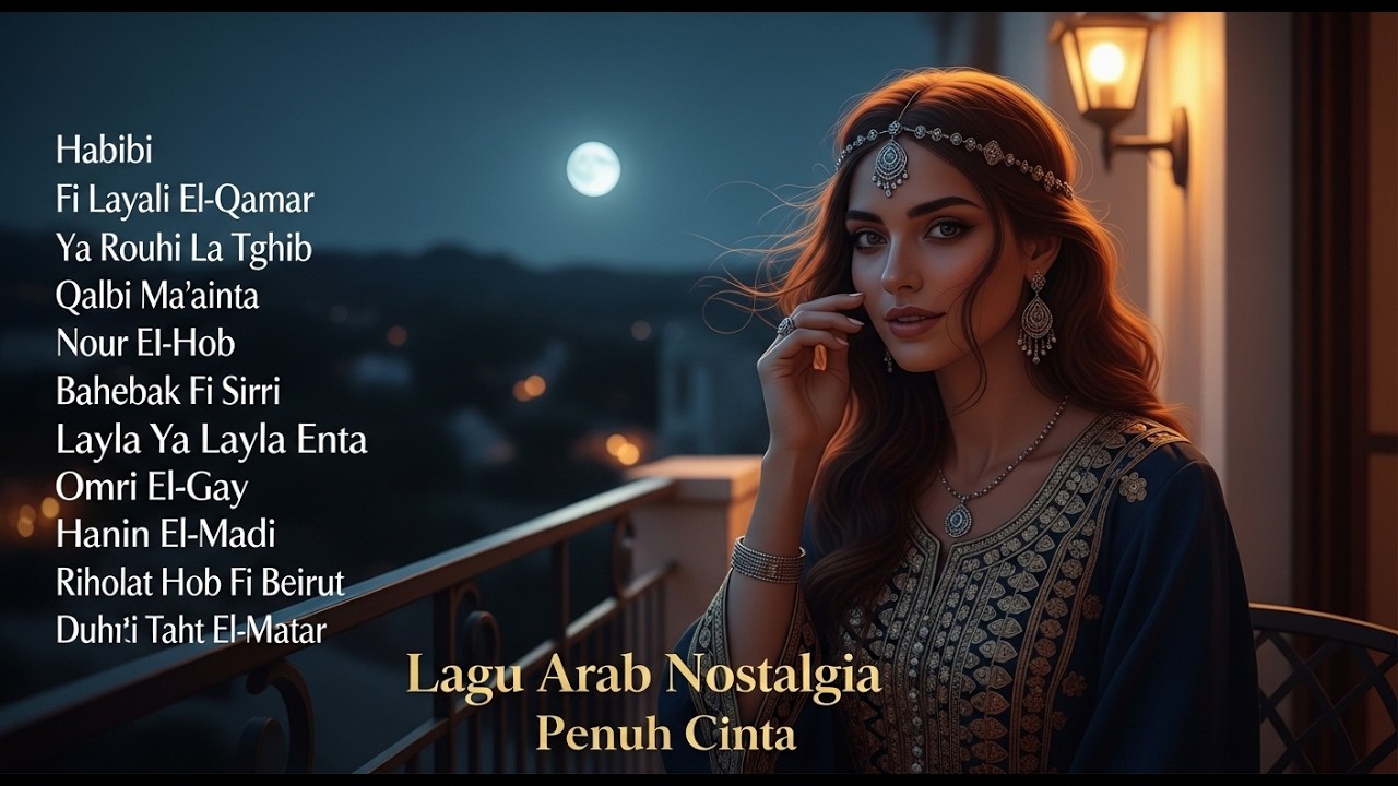 🔥 BAPER PARAH! Lagu Arab Nostalgia Penuh Cinta di Balkon Malam Bulan Purnama Bikin Hati Meleleh 🌙✨