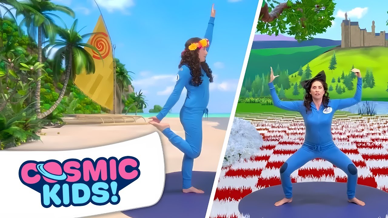 Kids Movies Turned Into Yoga Moana and Alice in Wonderland Cosmic