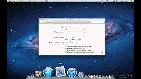 Mac OSX Lion 501: Mac OSX Lion - Taming the Lion - 17. The Dock