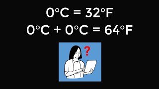 Breaking the rules of math. The temperature addition paradox
